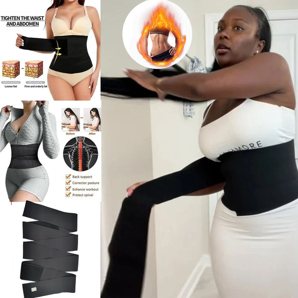 SURE YOU LIKE Bandage Wrap Waist Trainer Shapewear Belt Women Slimming